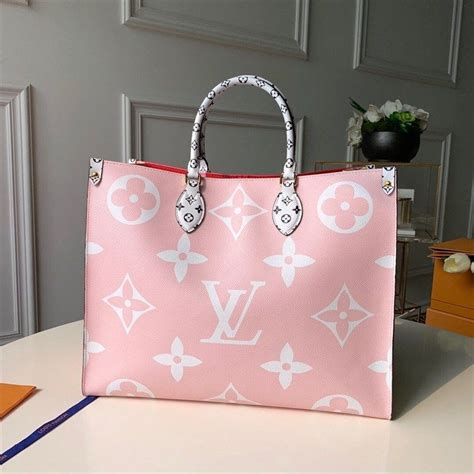 red and white louis vuitton bag
